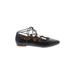 Me Too Flats: Black Solid Shoes - Women's Size 5 1/2 - Almond Toe