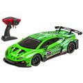 RE-EL TOYS - Lamborghini Huracan GT3 grün - Rc mit voller Kontrolle 2,4 GHz Maßstab 1:12 (39 cm) - Wiederaufladbarer Lithium-Akku im Lieferumfang enthalten - 2305