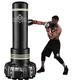 FREE STANDING PUNCH BAG STAND UP PEDESTAL KICK BOXING MMA HEAVY DUTY KICKBOXING PUNCHING ADULTS KIDS PAD LOW KICK SHIELD STANDING LARGE TALL PRO PROFESSIONAL KARATE MARTIAL ARTS DUMMY SUCTION BASE