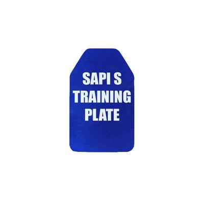 Custom Armor Group Non Ballistic Blue Marked SAPI Multi Curve Training Plate 7.25in x 11.5in GTP-MC-SAPI-XS-NY