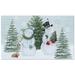 CounterArt Snow & Co. Indoor/Outdoor Entryway Floor Mat Rubber in Gray | 29.5 H x 17.75 W x 0.16 D in | Wayfair 205-00096