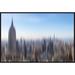 Chelsea Art Studio View from Times Square by Richard Silver - Graphic Art on Canvas in Black/Blue/Brown | 25.75 H x 37.75 W x 1.5 D in | Wayfair