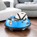 Himimi 12 Volt Baby Bumper Car Battery Powered Ride-on Toy w/ Remote Control Plastic | 14 H x 25.7 W x 25.7 D in | Wayfair US01+WWMM005154_BL_US