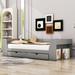 Latitude Run® Finklea Twin Daybed Upholstered in Gray | 24 H x 45 W x 90 D in | Wayfair 2C9A868185AB4DF2887C72B6875ADF88