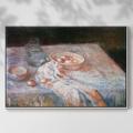 Wexford Home Still Life w/ Eggs In Pink, 1907 Framed On Canvas Print Canvas in Gray | 25 H x 37 W x 2 D in | Wayfair CF10-397MONET-FL102
