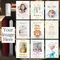 Adesivi personalizzati per bottiglie di vino personalizza la stampa foto compleanno battesimo Baby