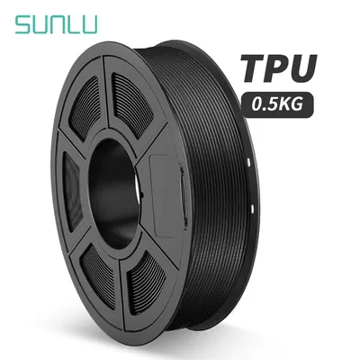 Sunlu tpu 95a weiches 3d filament 1 75mm 0 5 kg geruchlos hoch silienz gute Anti-Aging-Medizin
