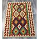 Handmade Authentic Modern Afghan Kilim Area Rug 117x83cm Natural colours Small Rug Kids Rug Bedroom Rug Entryway Rug 100% wool