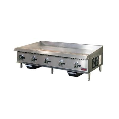 IKON IMG-60 60" Gas Commercial Griddle w/ Manual Controls - 3/4" Steel Plate, Liquid Propane, LP, Stainless Steel, Gas Type: LP