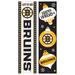 47" Double Sided Seasonal Porch Leaner, Boston Bruins - 47" x 11.25"