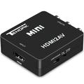 Tendak HDMI to RCA Converter 1080P HDMI to AV 3RCA Cvbs Composite Video Audio Converter Adapter