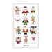 Christmas Temporary Tattoo For Kids Adul Assorted Cute Designs Stick Xmas Holiday Birthday Party Favors