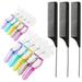 NUOLUX 1 Set Hair Clips Tail Combs Barbershop Alligator Clips Hair Salon Location Tail Combs