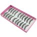 Ruanlalo 10 Pairs Natural Cross Elongated Eye Lashes Wedding Party Makeup False Eyelashes