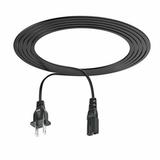 FITE ON 5ft AC Power Cord Outlet Socket Cable Plug Lead Compatible with Vizio M652I-B2 M602I-B3 M552I-B2 M492I-B2 M422I-B1 M322I-B M322i-B1 E221-A1 LED Smart LCD HD HDTV TV Television