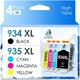 934XL 935XL Ink Cartridges Compatible Replacement for HP 934 and 935 High Yield Work with HP Officejet 6810 HP