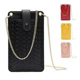 Women Phone Bags Fashion Chain Shoulder Bag Cross Body Bag Purse Wallet Caseï¼ŒBlack