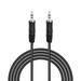 FITE ON 6ft Black 3.5mm 1/8 Audio Cable AUX-In Cord Compatible with ION Party Starter ISP31 Bluetooth Speaker