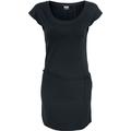 Urban Classics Short dress - Ladies Slub Jersey Dress - XS to M - for Women - black
