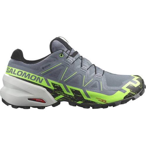 SALOMON Herren Trailrunningschuhe SHOES SPEEDCROSS 6 GTX Flint/Grgeck/Blac, Größe 46 in Grau