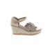 Nicole Wedges: Tan Shoes - Women's Size 8 1/2