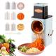 YUCHENGTECH Electric Cheese Grater 150W Electric Grater for Cheese and Vegetables with 3 Interchangeable Attachments Electric Slicer Shredder One-Touch Control Electric Salad Maker for Home Use