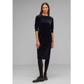 Jerseykleid STREET ONE Gr. 38, EURO-Größen, schwarz (black) Damen Kleider Freizeitkleider