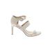 Nine West Heels: Ivory Print Shoes - Women's Size 9 1/2 - Open Toe