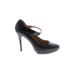 MICHAEL Michael Kors Heels: Pumps Stilleto Cocktail Party Black Solid Shoes - Women's Size 6 - Round Toe