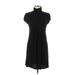 Casual Dress: Black Solid Dresses - Women's Size Medium