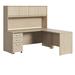 Bush Business Furniture Studio C 71" Desk, 42W Return, Hutch & 3 Dwr Mobile Pedestal Wood in Brown | 65.8 H x 71 W x 71 D in | Wayfair STC006NESU