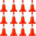 VEVOR Traffic Cones w/ Reflective Collars in Red | 18 H x 11 W x 11 D in | Wayfair 18INQHDBJMLZ12PCSV0