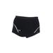 Under Armour Athletic Shorts: Black Color Block Activewear - Women's Size Large