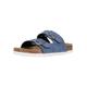 Sandale CRUZ "Hardingburg" Gr. 41, blau (dunkelblau) Damen Schuhe Pantolette Schlappen Flats