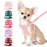 Cute Cotton Dog Harness guinzaglio Set cani di piccola taglia Puppy Cat Mesh Harness con 150cm