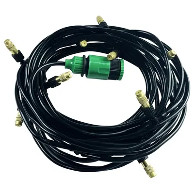 5-20M Garden Automatic Irrigation Kit Spray Atomizing Sprinkler Adjustable Watering System Misting Cooling Nozzle System