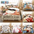 Anime One Piece Bedding Set Quilt Cover Luffy Pillowcase Cartoon Decor Bed Spead Bedroom Duvet Cover