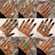 Docona Mode Kristall Perle Silber Farbe Ringe Set für Frauen Geometrie Schlange Pilz Finger Ringe