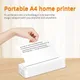 Portable Mini Thermal Printer A4 Paper Photo Printer From Mobile Phone WiFi Wireless Bluetooth