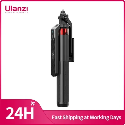 Ulanzi MA09 Smartphone Tripod Bluetooth Selfie Stick Desktop Tripod for iPhone 12 13 14 GoPro Card Camera Live Streaming Video