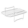 Huarll Bakeware Stainless Air Fryers Fryer Rack Rack Multi-Layer Rack Fryer Air Basket for Double Steel Accessories Air Dehydrator Bakeware