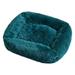 Clearance! CICRKHB Winter Bed Plush Dog Bed Calming Dog Cat Bed Soft and Fluffy Cuddler Pet Cushion Self Warming Puppy Beds Machine Washable Navy