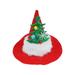 MyBeauty Pet Headgear Pet Christmas Hat Adjustable Ultra-Light Vibrant Color Easy-wearing Dress Up Non-woven Fabric Xmas Tree Elk Style Dog Cat Cosplay Xmas Hat Pet Supplies