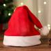 Christmas Gifts Clearance amlbb 12pc Christmas Atmosphee Decoration Red Christmas Hat For Women Adults And Children Headwar Plain Hat Santa Claus Dress Up Hat