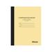 BAZIC Composition Book Wide Ruled 20 Sheet Manila Cover Notebook 8.5 x7 1-Pack