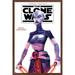 Star Wars: The Clone Wars - Asajj Ventress Feature Series Wall Poster 14.725 x 22.375 Framed