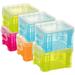 small plastic storage box 6Pcs Small Plastic Storage Box with Lid Small Storage Bin Box Sundries Storage Box