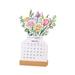 Desk Calendar 2024 Cartoon Card Vase Shape Calendar Fresh And Creative Student Self Discipline Office Calendar Home Furnishings