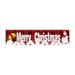 Jacenvly Christmas Backdrop Clearance Merry Christmas Banner Decorations Plaid Banner for Indoor Outdoor Front Door Wall Christmas Decoration Christmas Ornaments