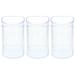 3Pcs Figurine Display Case Clear Display Case Doll Collection Case Transparent Doll Display Holder